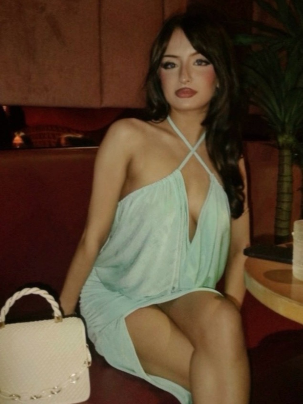 Elegant Draped Teal Maxi Dress